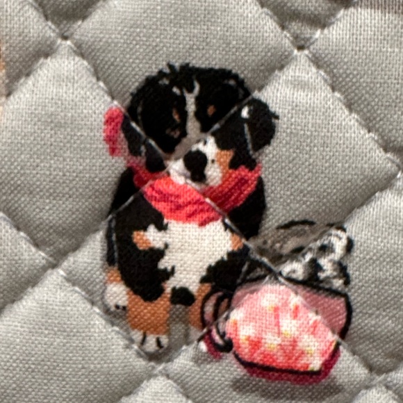 NWT Vera Bradley Small Vera Zip Tote and Turnlock Wallet Best In Show Dogs - Picture 9 of 9